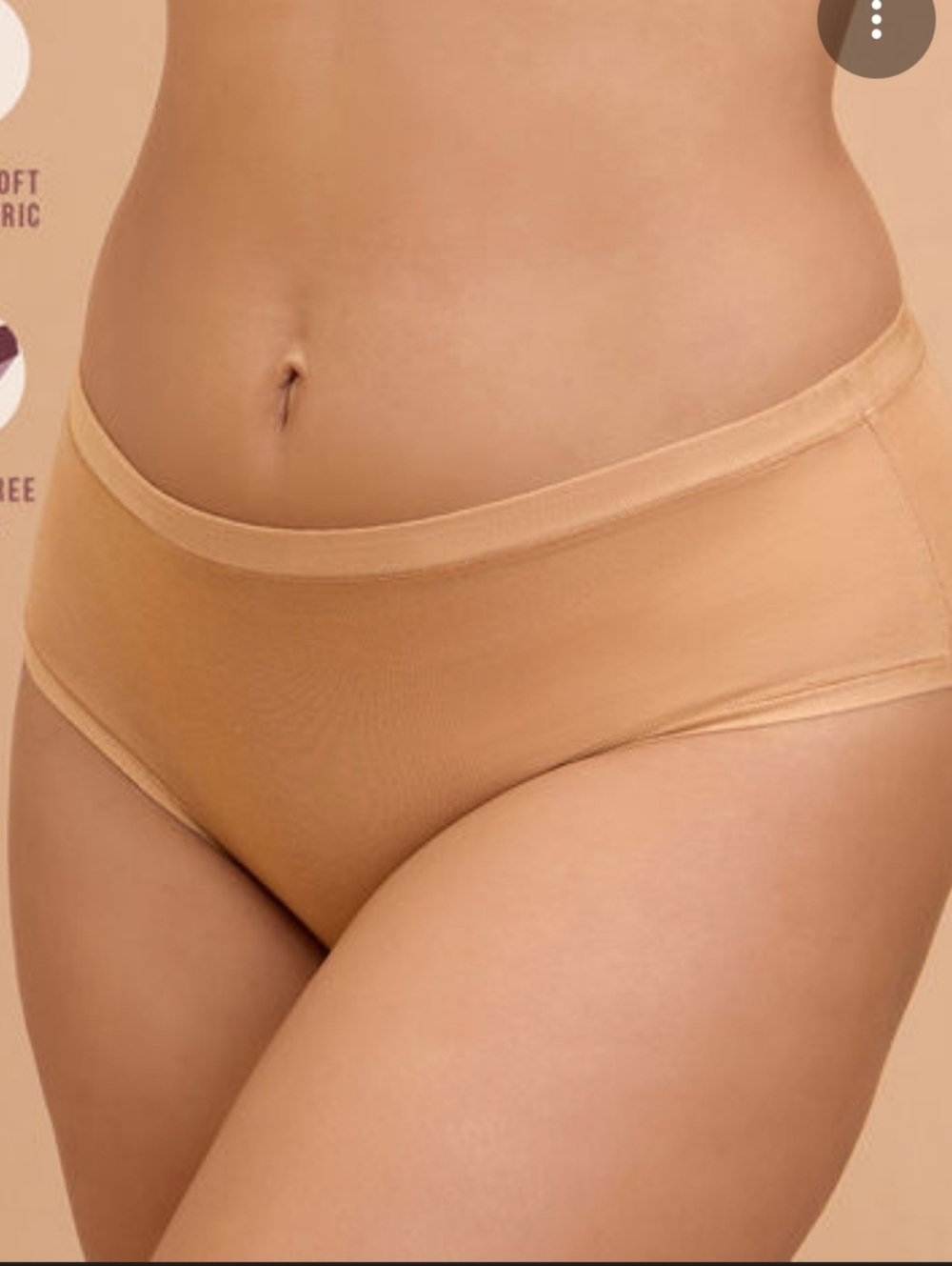 Tan Modal Hipster Panty